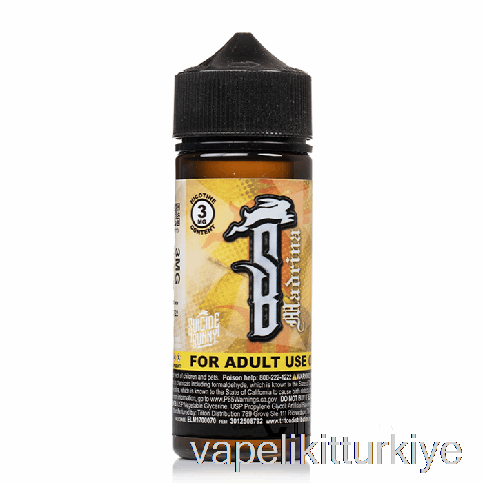 Vape Likit Madrina - Intihar Tavşanı - 120ml 3mg